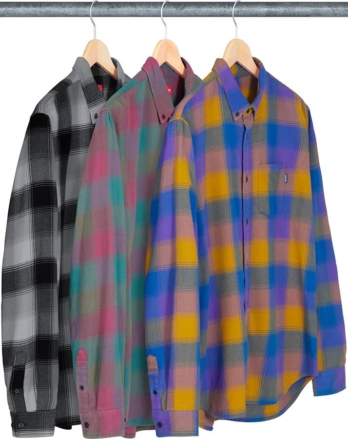 Shadow Plaid Flannel Shirt